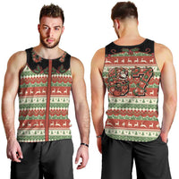 Western Yoke Men Tank Top Funny Six Seven Christmas - Wonder Print Shop