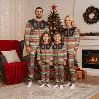 Western Yoke Christmas Pajama Set Six Seven Christmas - Wonder Print Shop