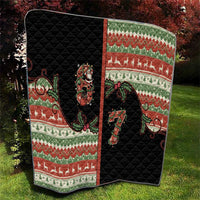 Western Yoke Quilt Funny Six Seven Christmas - Wonder Print Shop