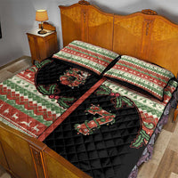 Western Yoke Quilt Bed Set Funny Six Seven Christmas - Wonder Print Shop