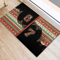 Western Yoke Rubber Doormat Funny Six Seven Christmas - Wonder Print Shop