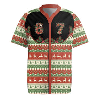 Western Yoke Rugby Jersey Funny Six Seven Christmas - Wonder Print Shop