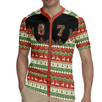 Western Yoke Rugby Jersey Funny Six Seven Christmas - Wonder Print Shop