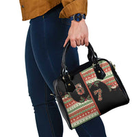 Western Yoke Shoulder Handbag Funny Six Seven Christmas - Wonder Print Shop
