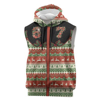 Western Yoke Sleeveless Hoodie Funny Six Seven Christmas - Wonder Print Shop