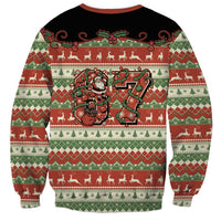 Western Yoke Sweatshirt Funny Six Seven Christmas - Wonder Print Shop