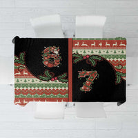 Western Yoke Tablecloth Funny Six Seven Christmas - Wonder Print Shop