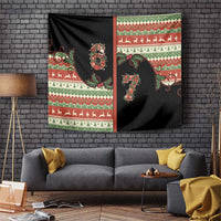 Western Yoke Tapestry Funny Six Seven Christmas - Wonder Print Shop