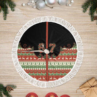 Western Yoke Tree Skirt Six Seven Christmas - Wonder Print Shop
