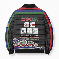 Gambia Bomber Puffer Jacket Perfect Periodic Element Of African - Wonder Print Shop