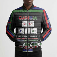 Gambia Bomber Puffer Jacket Perfect Periodic Element Of African - Wonder Print Shop