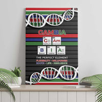 Gambia Canvas Wall Art Perfect Periodic Element Of African - Wonder Print Shop