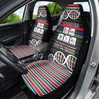 Gambia Car Seat Cover Perfect Periodic Element Of African - Wonder Print Shop