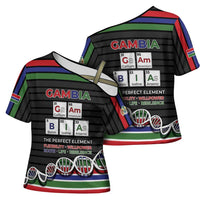 Gambia Cross Shoulder Shirt Perfect Periodic Element Of African - Wonder Print Shop