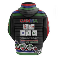 Gambia Hoodie Perfect Periodic Element Of African - Wonder Print Shop