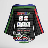 Gambia Kimono Sleeve Blouse Perfect Periodic Element Of African - Wonder Print Shop