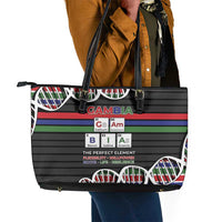 Gambia Leather Tote Bag Perfect Periodic Element Of African - Wonder Print Shop