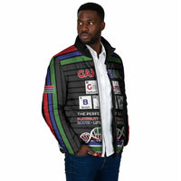 Gambia Padded Jacket Perfect Periodic Element Of African - Wonder Print Shop