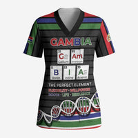 Gambia Scrub Top Perfect Periodic Element Of African - Wonder Print Shop