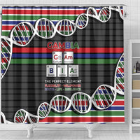 Gambia Shower Curtain Perfect Periodic Element Of African - Wonder Print Shop