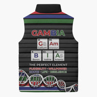 Gambia Sleeveless Puffer Jacket Perfect Periodic Element Of African - Wonder Print Shop