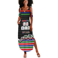 Gambia Summer Maxi Dress Perfect Periodic Element Of African - Wonder Print Shop