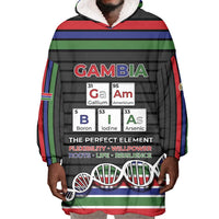 Gambia Wearable Blanket Hoodie Perfect Periodic Element Of African - Wonder Print Shop