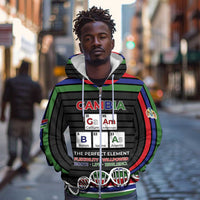 Gambia Zip Hoodie Perfect Periodic Element Of African - Wonder Print Shop
