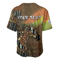 Personalized Burkina Faso Baseball Jersey African Tribal Horse Patchwork Style - Wonder Print Shop
