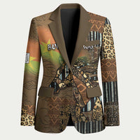 Personalized Burkina Faso Blazer African Tribal Horse Patchwork Style - Wonder Print Shop
