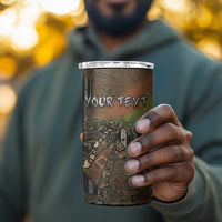 Personalized Burkina Faso 4 in 1 Can Cooler Tumbler African Tribal Horse Patchwork Style - Wonder Print Shop