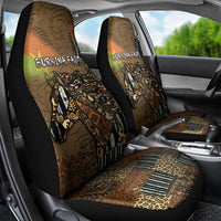 Burkina Faso Car Seat Cover African Tribal Horse Patchwork Style - Wonder Print Shop