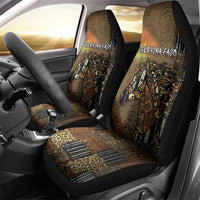 Burkina Faso Car Seat Cover African Tribal Horse Patchwork Style - Wonder Print Shop