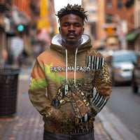 Personalized Burkina Faso Hoodie African Tribal Horse Patchwork Style - Wonder Print Shop