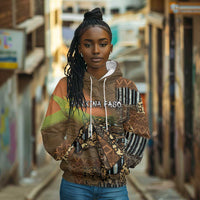 Personalized Burkina Faso Hoodie African Tribal Horse Patchwork Style - Wonder Print Shop