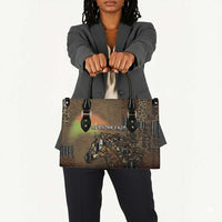 Burkina Faso Leather Bag African Tribal Horse Patchwork Style - Wonder Print Shop