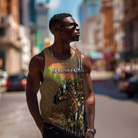 Personalized Burkina Faso Men Tank Top African Tribal Horse Patchwork Style - Wonder Print Shop