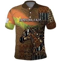 Personalized Burkina Faso Polo Shirt African Tribal Horse Patchwork Style - Wonder Print Shop