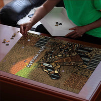 Burkina Faso Puzzle African Tribal Horse Patchwork Style - Wonder Print Shop