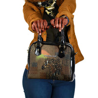 Burkina Faso Shoulder Handbag African Tribal Horse Patchwork Style - Wonder Print Shop