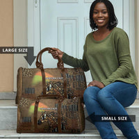 Burkina Faso Travel Bag African Tribal Horse Patchwork Style - Wonder Print Shop