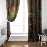 Burkina Faso Window Curtain African Tribal Horse Patchwork Style - Wonder Print Shop