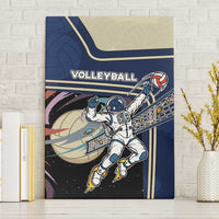 Volleyball Canvas Wall Art Astronaut Cosmic Spiker
