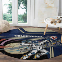 Volleyball Round Carpet Astronaut Cosmic Spiker