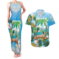 Toucan Belize Couples Matching Tank Maxi Dress and Hawaiian Shirt Tropical Vibes DT05