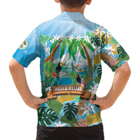 Toucan Belize Family Matching Long Sleeve Bodycon Dress and Hawaiian Shirt Tropical Vibes DT05