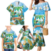 Toucan Belize Family Matching Mermaid Dress and Hawaiian Shirt Tropical Vibes DT05