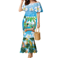 Toucan Belize Family Matching Mermaid Dress and Hawaiian Shirt Tropical Vibes DT05