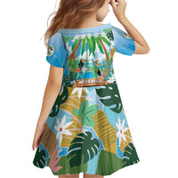 Toucan Belize Family Matching Off Shoulder Maxi Dress and Hawaiian Shirt Tropical Vibes DT05