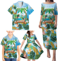 Toucan Belize Family Matching Puletasi and Hawaiian Shirt Tropical Vibes DT05